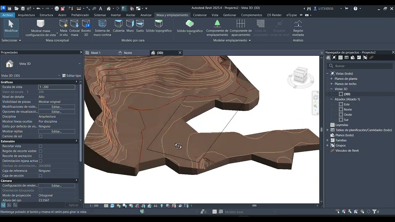 TUTORIAL - TOPOGRAFIA EN CAD A REVIT 2025