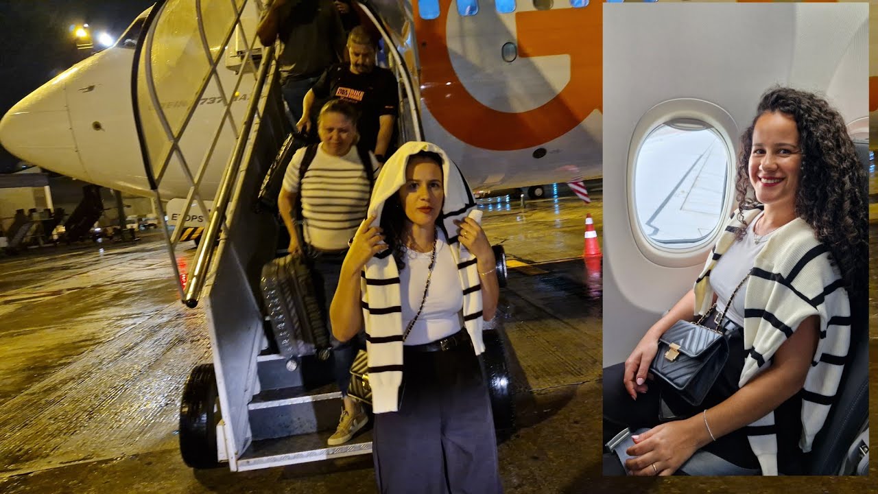 O QUE ACHEI DA NOSSA PRIMEIRA VIAGEM DE AVIÃO E O QUE TEVE😱