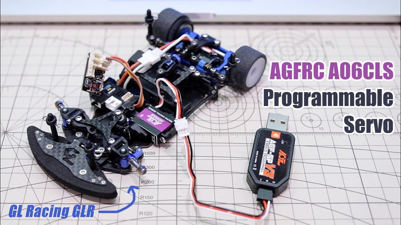 How-To Guide on Programming the AGFRC A06CLS Servo (awesome servo for many GL cars!)