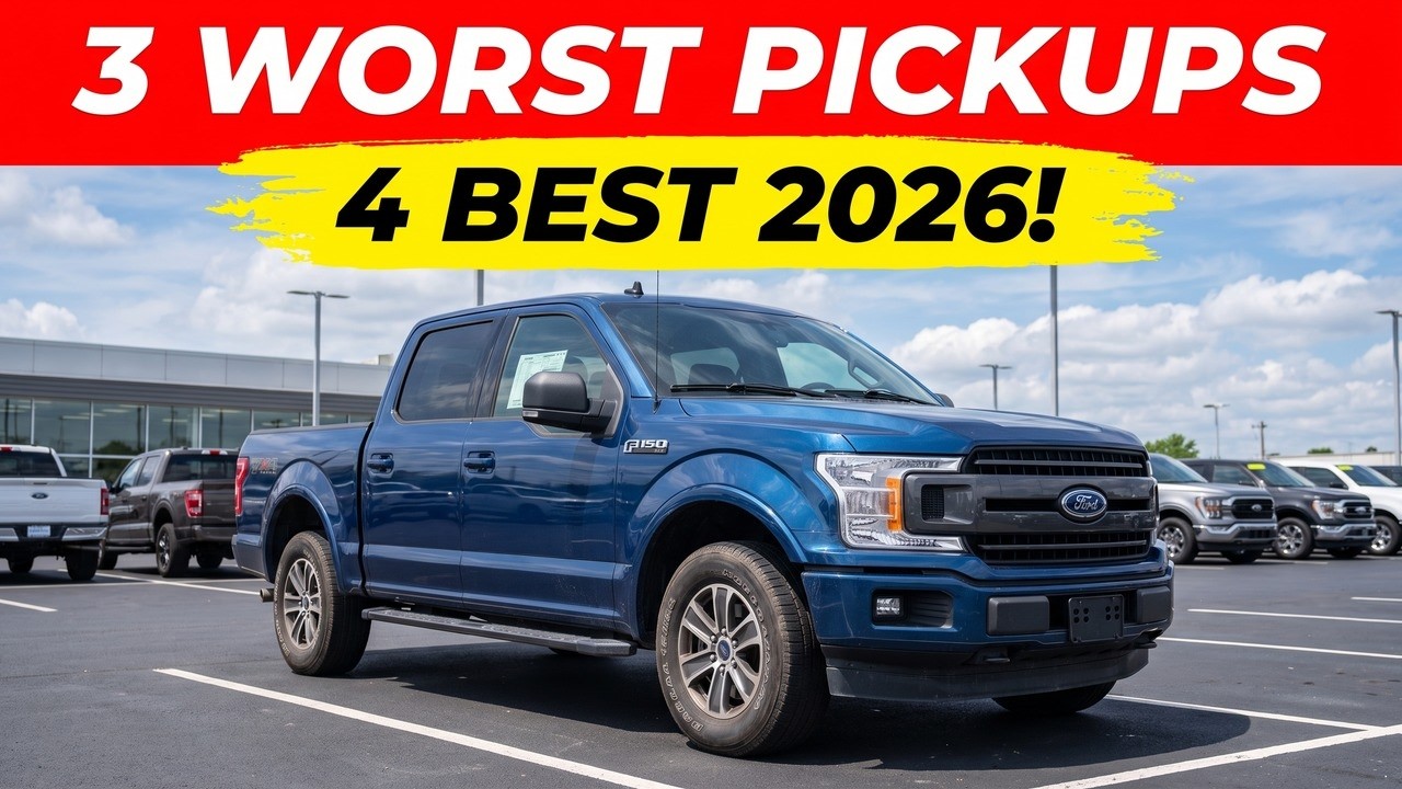 3 WORST and 4 BEST Pickup Trucks to Own in 2026!