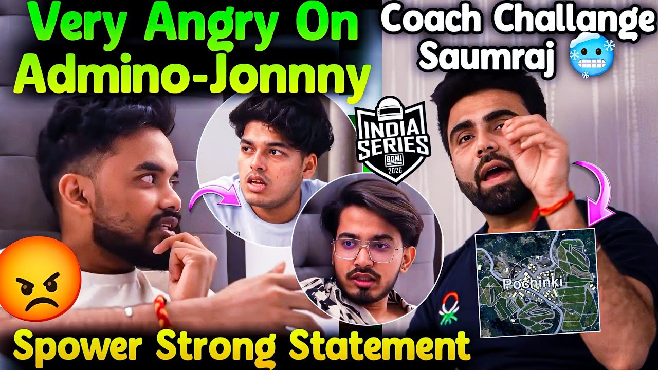 Manya Very Angry On Admino Jonathan😠 GodL Coach Challenge Saumraj😱 Spower Strong Statement🥵