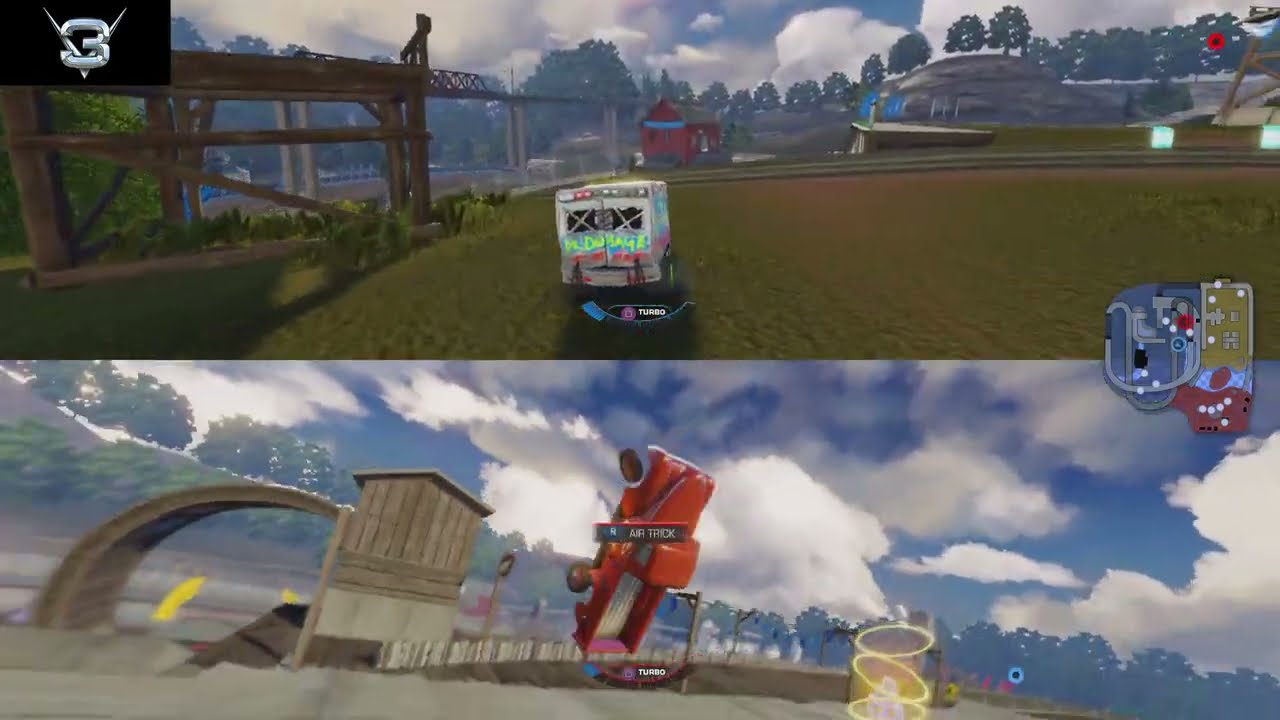 Cars 3: Driven to Win - Multiplayer - Thomasville Playground - Dr Damage VS Smokey - PS5 Gameplay