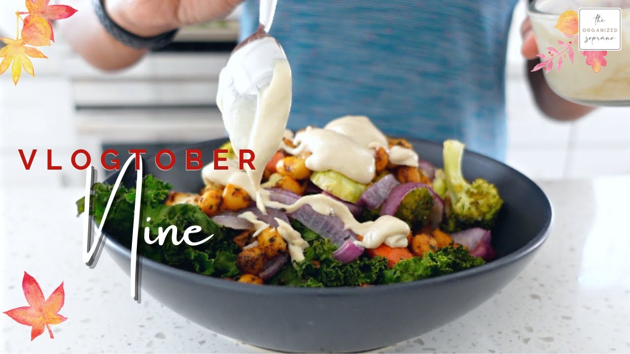 My Favorite Fall Veggie Bowl Recipe & Tea Haul | Vlogtober 9 🍁