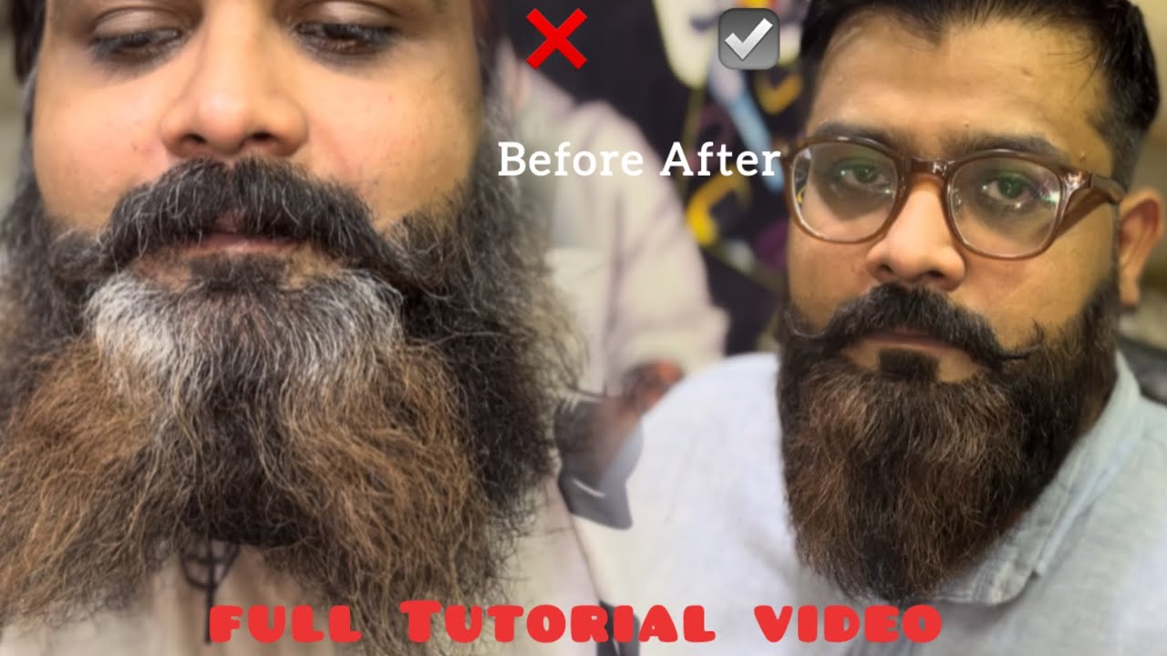 Long Beard style 💯💫For Men// Alis Saloon official 👑//Full Tutorial Video 