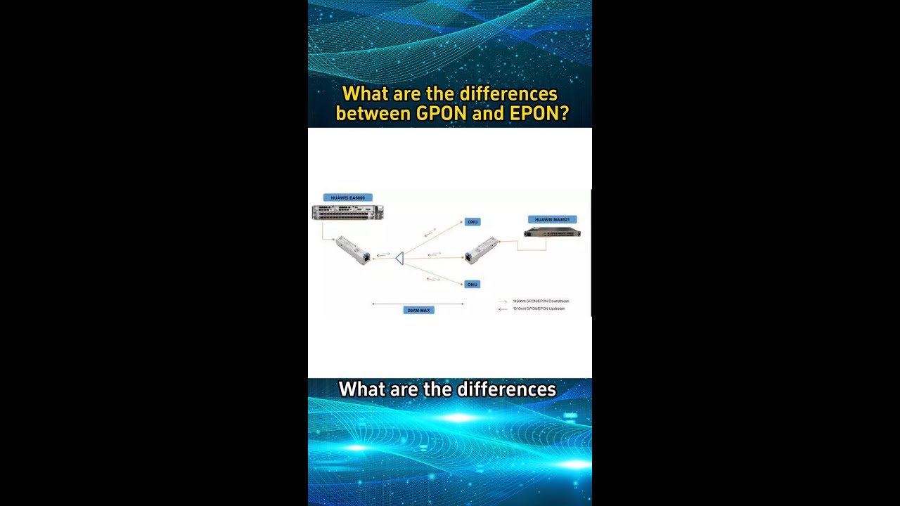 What are the differences between GPON and EPON?