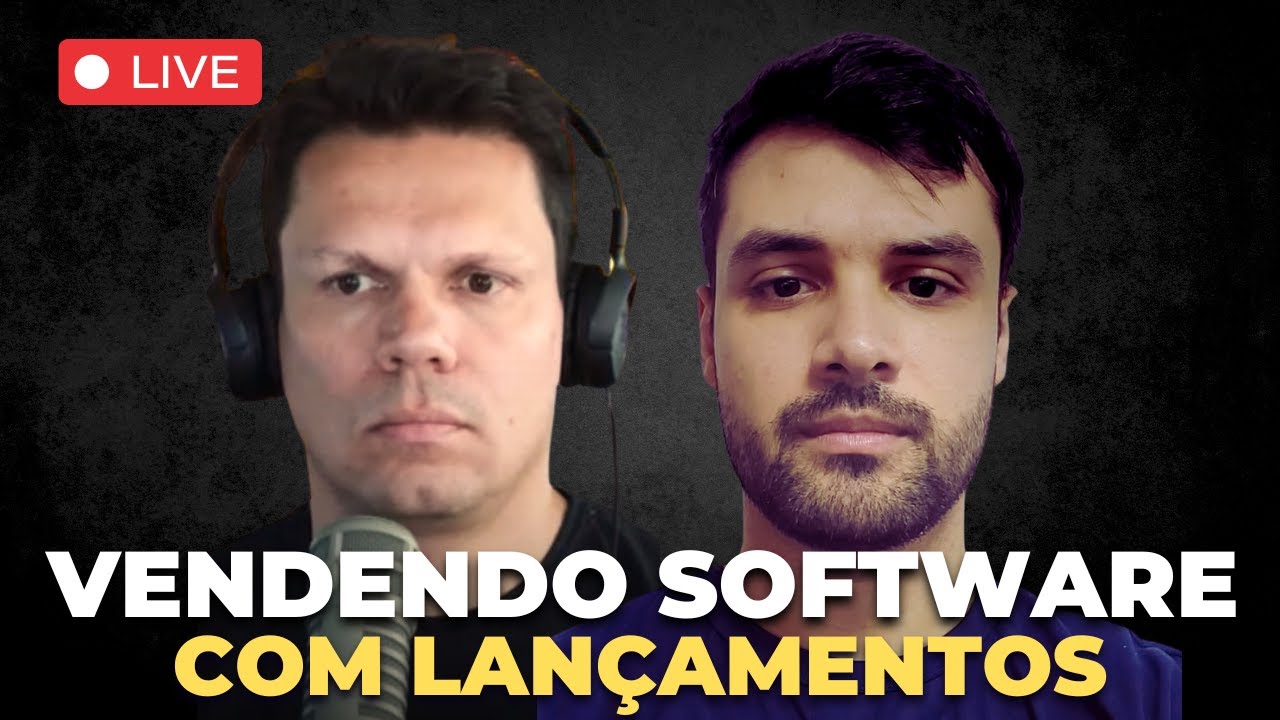 Live: Vendendo software com lançamentos