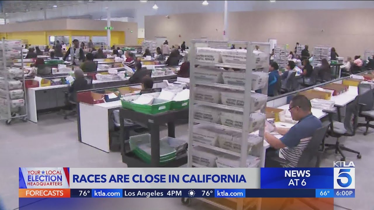 Ballot count continues for L.A. Mayor, California governor