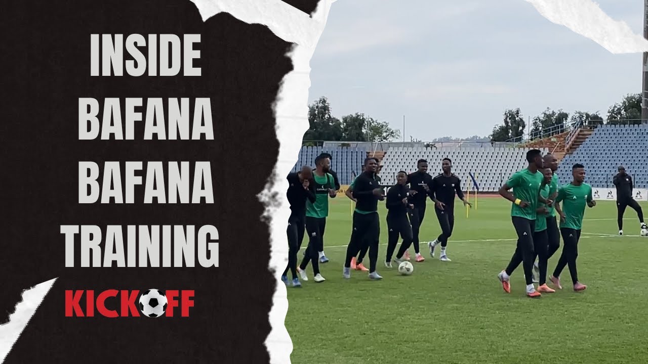 WATCH: Bafana Bafana training (warm up) ahead of Zimbabwe and Rwanda FIFA World Cup qualifiers
