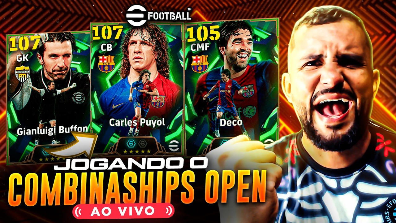 🚨 PÓS ATUALIZAÇÃO SEMANAL AO VIVO | JOGATINA NO COMBINASHIPS OPEN | EFOOTBALL