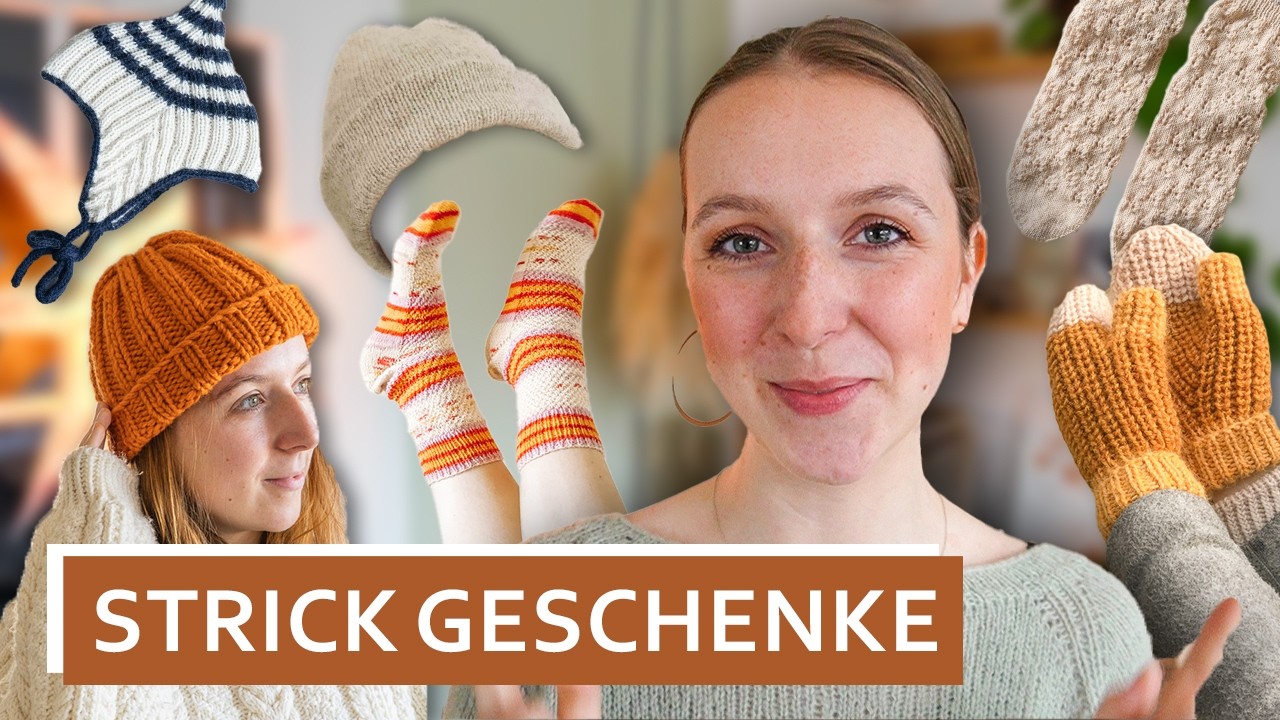 Strick die sch&ouml;nsten Weihnachtsgeschenke selbst // 26 Ideen f&uuml;r Anf&auml;nger bis Profis