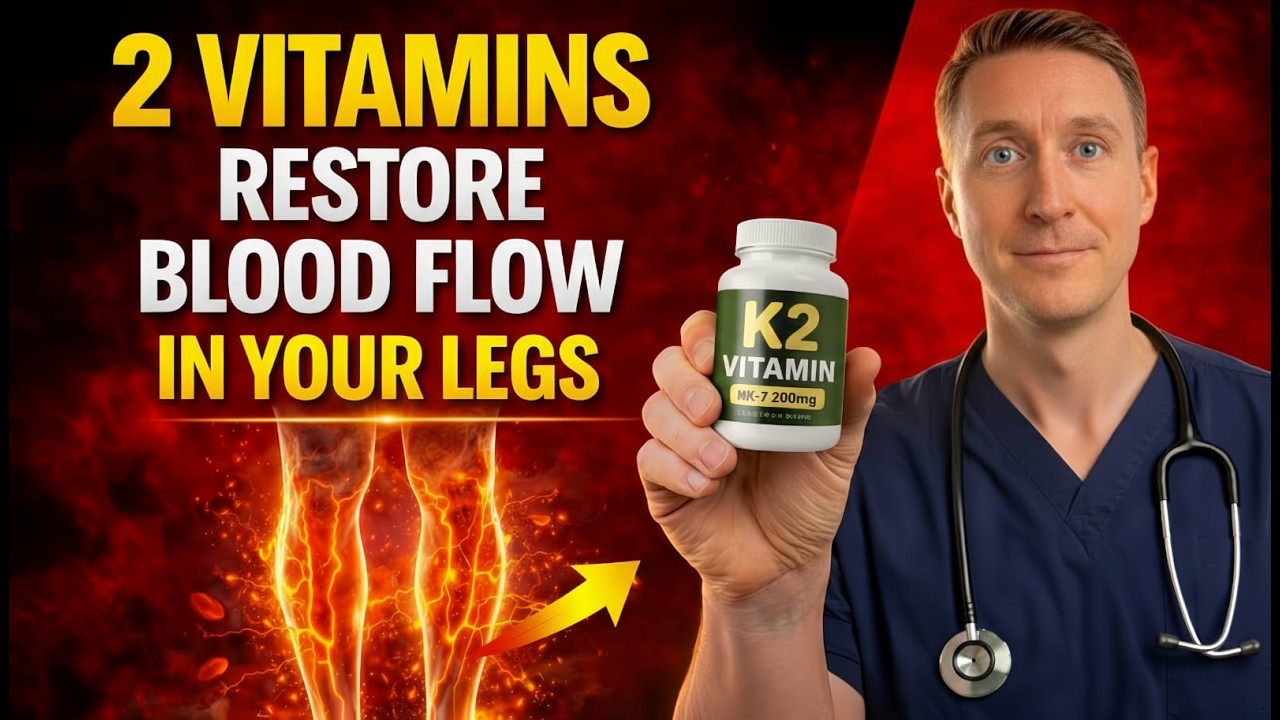 2 Vitamins That Restore Blood Flow In Your Legs After 60 — Most Doctors Never Mention