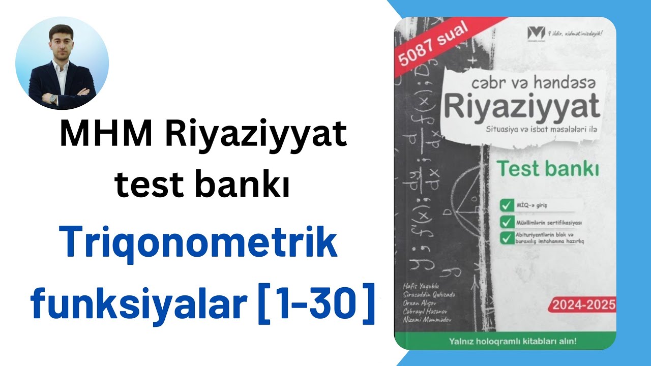 MHM MİQ-ə giriş Triqonometrik funksiyalar [1-30]