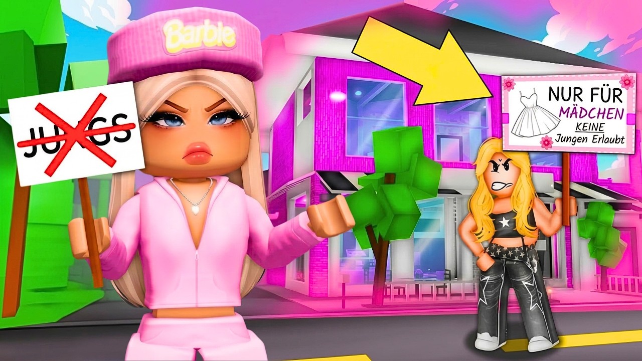 WIR wollen KEINE JUNGS im HAUS haben! 😠 (Roblox 🏡 RP)