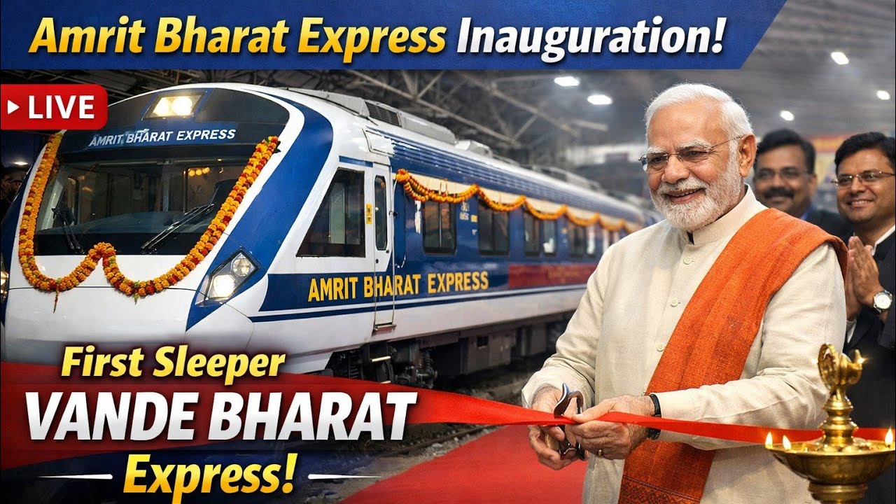 “PM Modi का पूर्वोत्तर पर बड़ा दांव! 9 Amrit Bharat + Sleeper Vande Bharat |