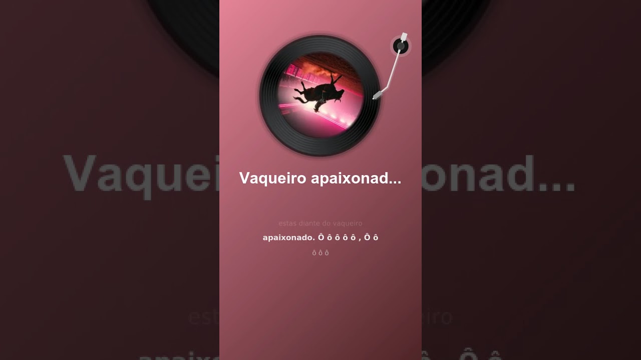 Vaqueiro apaixonado 