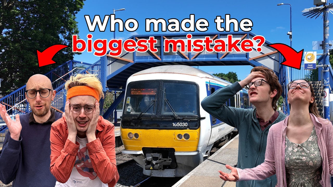 Гонка на всех линиях поездов Лондона | Я против @NickBadley — кто победит? #london #train #race