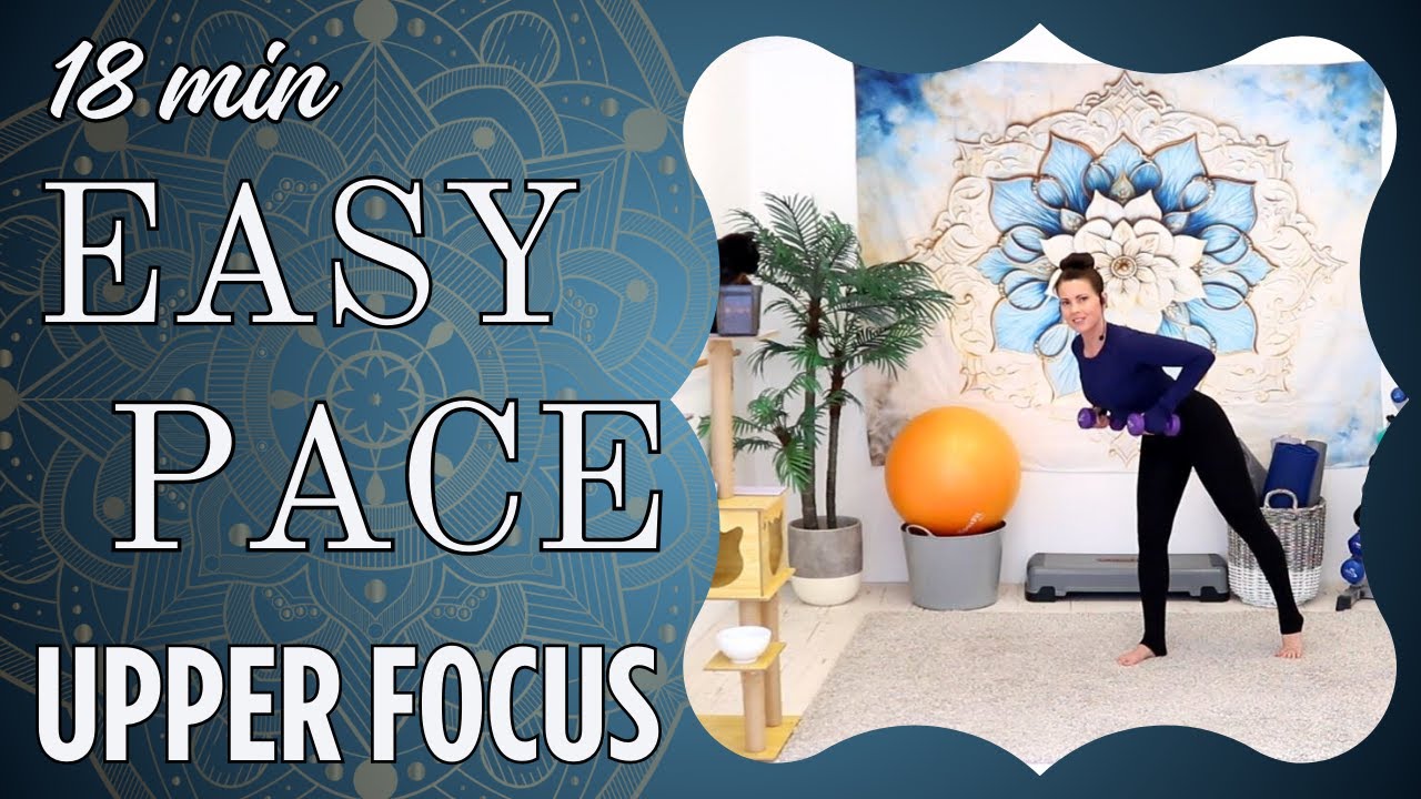 19 MIN STANDING PILATES ARMS WITH DUMBBELLS // EASY PACE UPPER FOCUS // ALL STANDING / NO REPEAT!