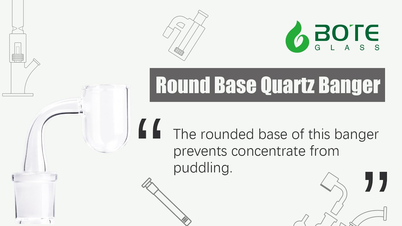 Quartz Banger 14mm Male Round Base for Dab Rig BT5610