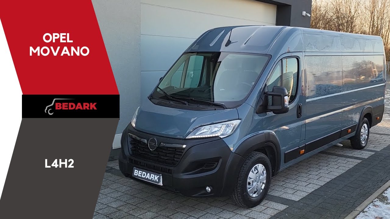 OPEL MOVANO L4H2, 2.2 HDI, 140KM, 144 TYS. KM, 2022