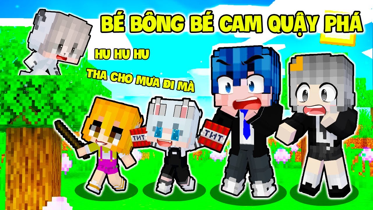 PHONG CẬN PHÁT ĐIÊN KHI BÉ BÔNG VÀ BÉ CAM QUẬY PHÁ BẮT NẠT BÉ MƯA CỦA MÈO SIMMY TRONG LÀNG HERO TEAM