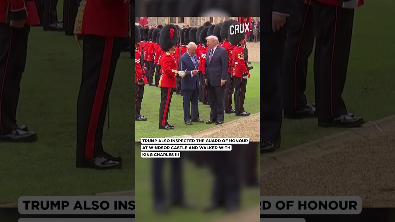 Watch: Trump Receives Royal Welcome With Carriage Procession Through Windsor Castle