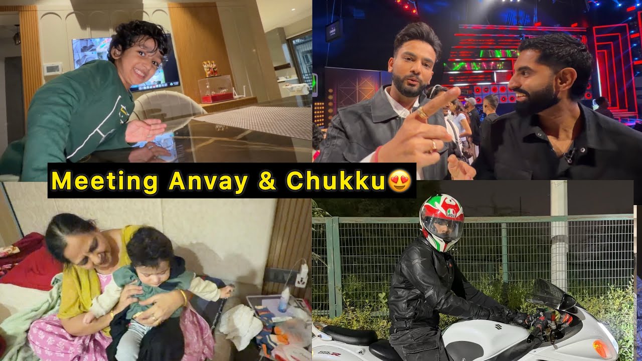 Ghar Pe Mile Anvay Aur Chukku❤️