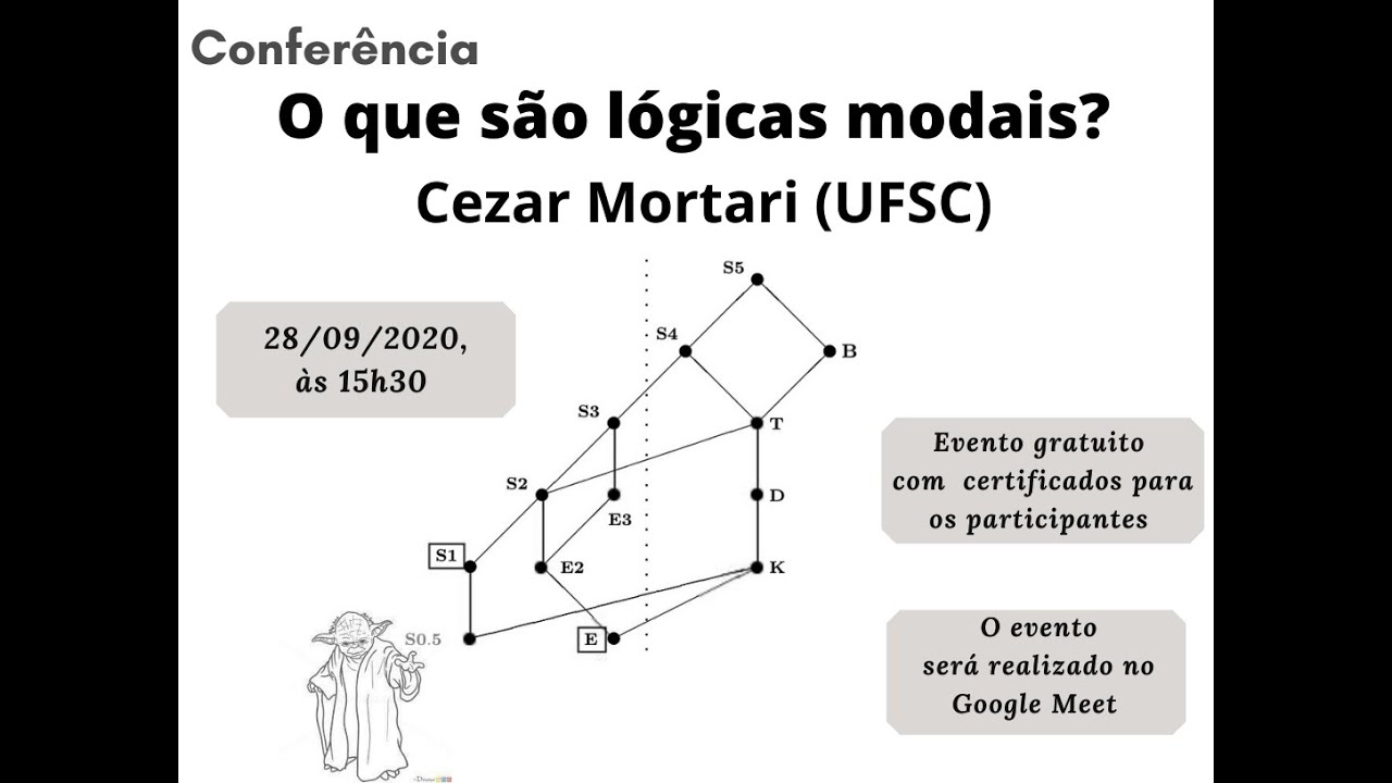O que são lógicas modais ? - Palestra com o Prof. Dr. Cezar Mortari (UFSC)