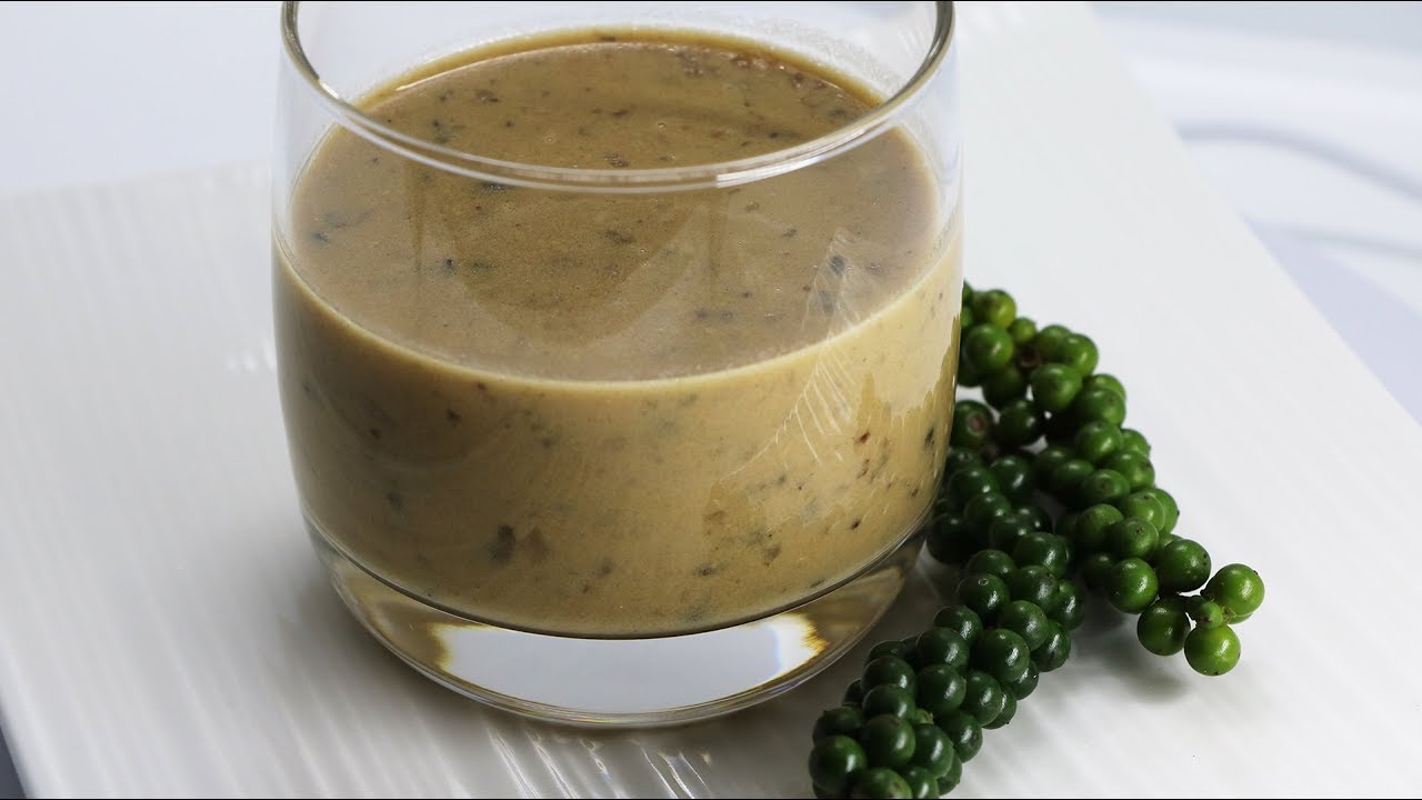 Sauce au poivre vert