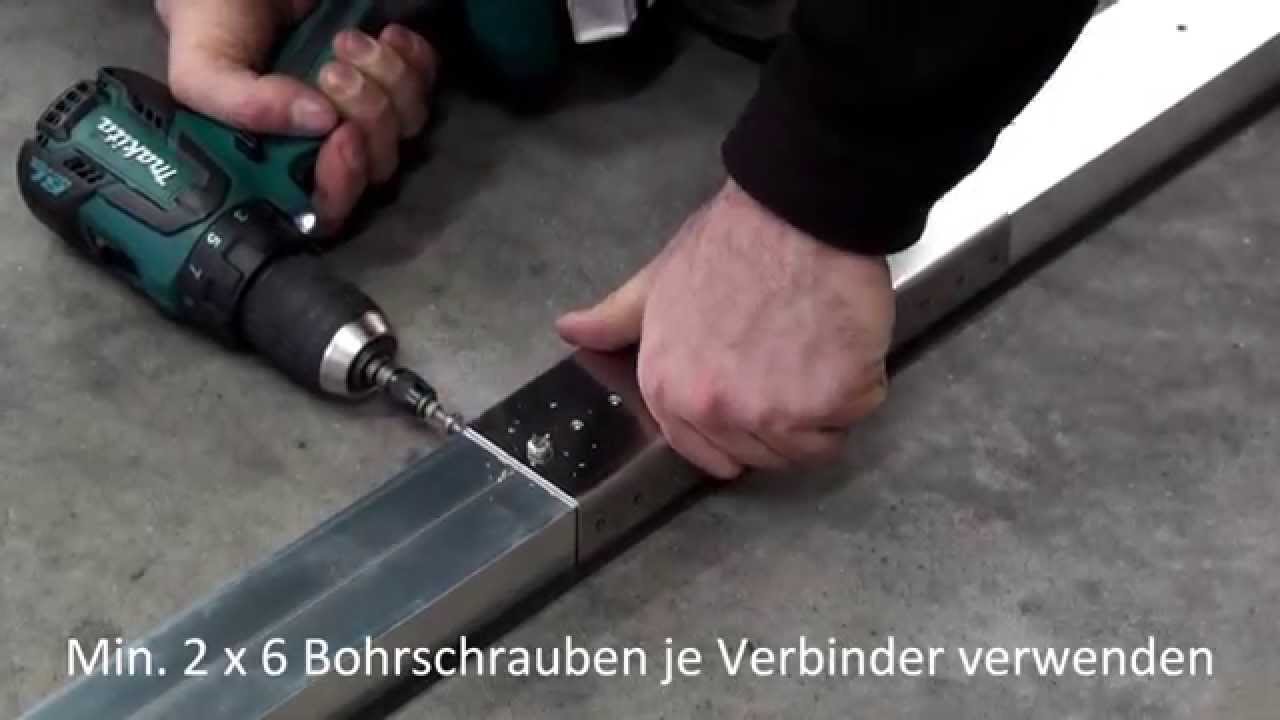 13 ilzoclip S Einbau Schienenverbinder