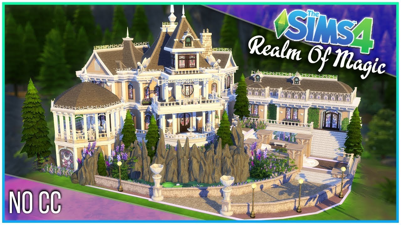 Sims 4 Speed Build - Magic Manor [Realm of Magic!] | Kate Emerald