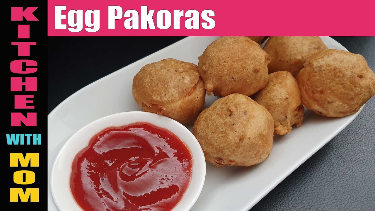 Crispy Egg Pakoras | Boiled Egg Pakoras | Anda Pakora | Egg Bajji | Kitchen With Mom