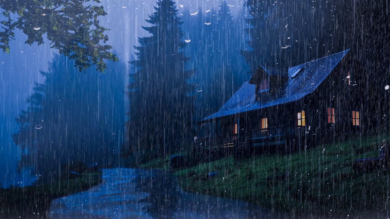 Deep Sleep During the Rainy Night - Rain Sounds For Sleeping - Beat Insomnia, ASMR, White Noise