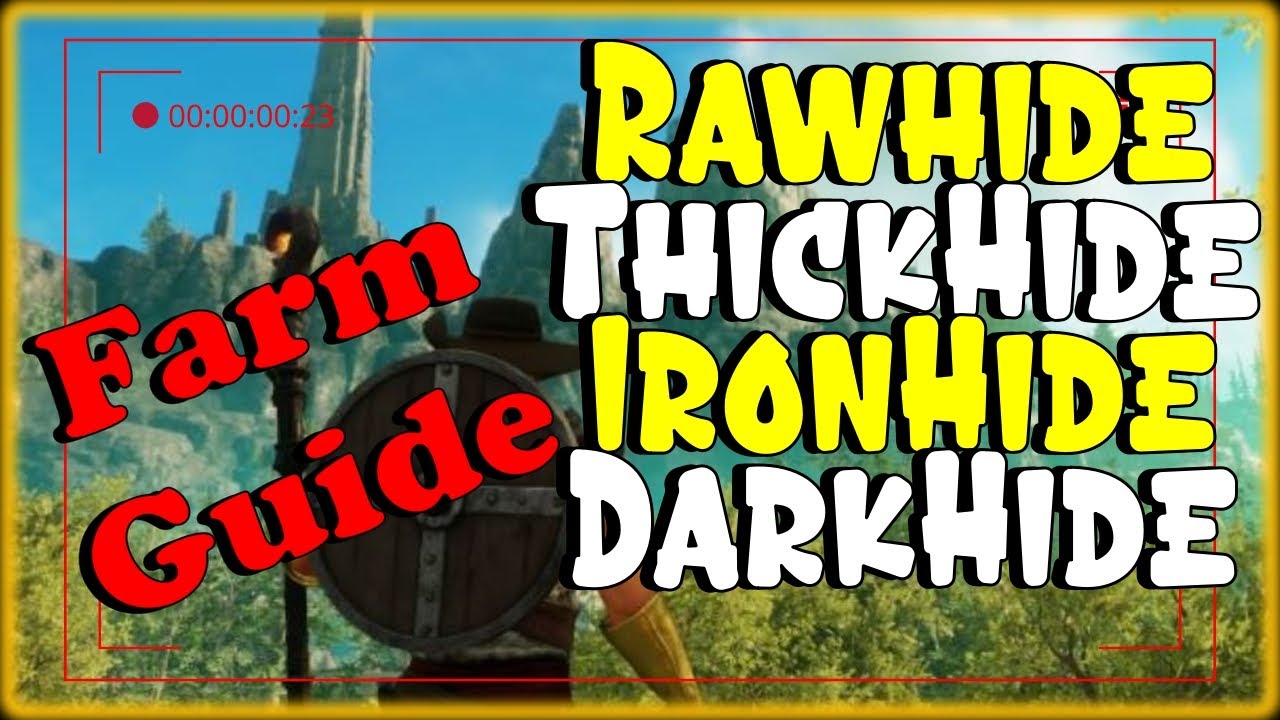 Ultimate New World aeternum Hide Farming Guide!