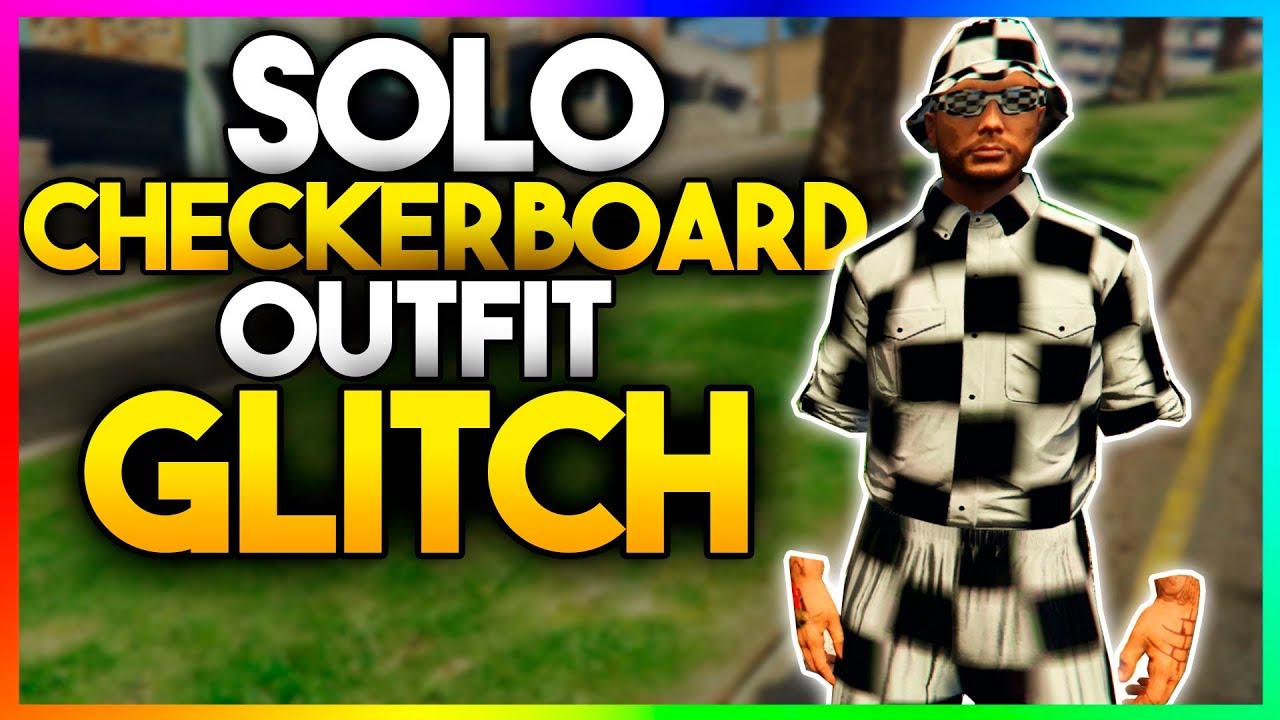 DIESES OUTFIT KANN MAN NICHT KAUFEN! *SOLO* CHECKERBOARD OUTFIT GLITCH | [1.43] [GERMAN/Deutsch]