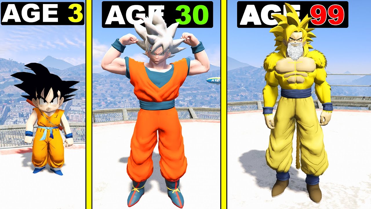 Surviving 99 YEARS As GOKU in GTA 5