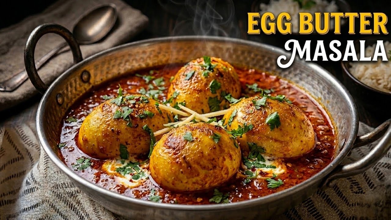 Egg Butter Masala Recipe || Dhaba style egg butter masala recipe || egg curry recipe ||अंडा करी