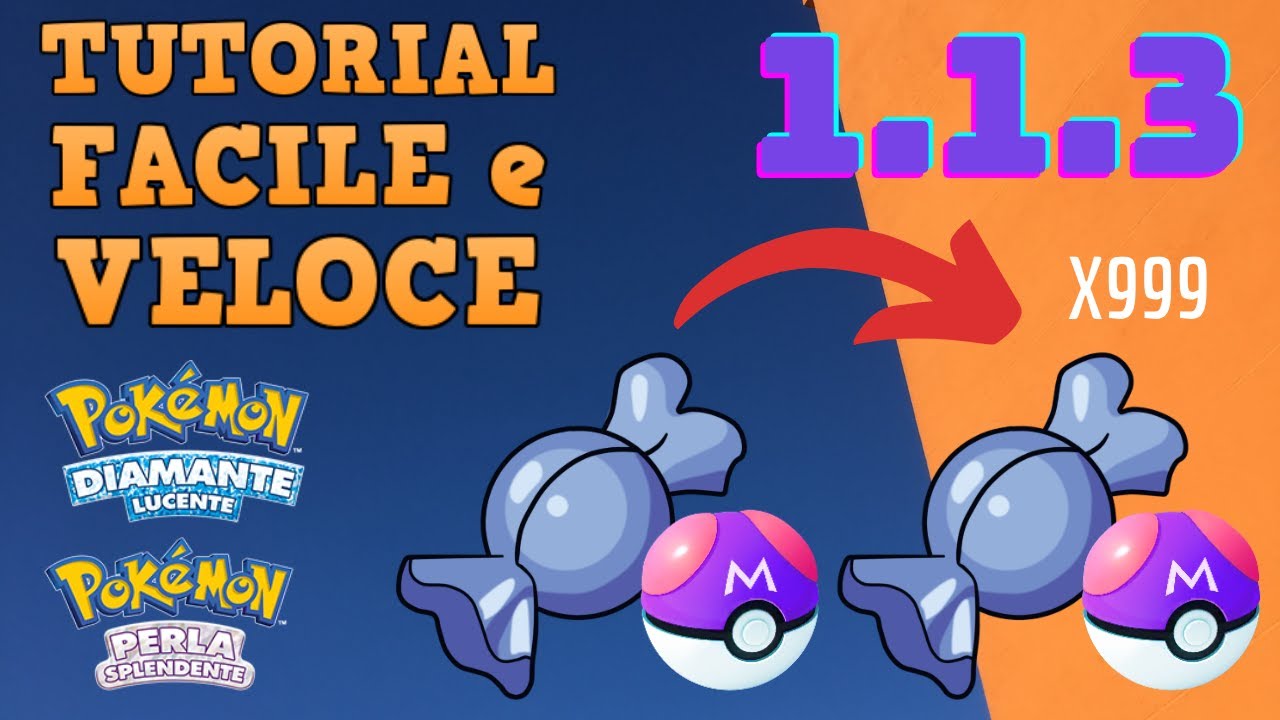 [1.1.3] Nuovo metodo per moltiplicare gli Strumenti in Pokémon Diamante Lucente e Perla Splendente