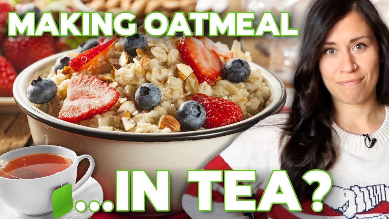 How to Cook Oatmeal in Your Morning Cup of Tea | Breakfast Recipe
