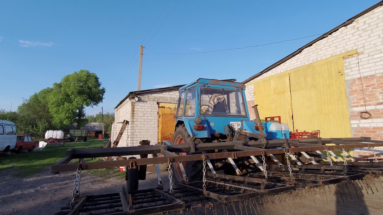 Саморобна пружинна борона (в розмірах)