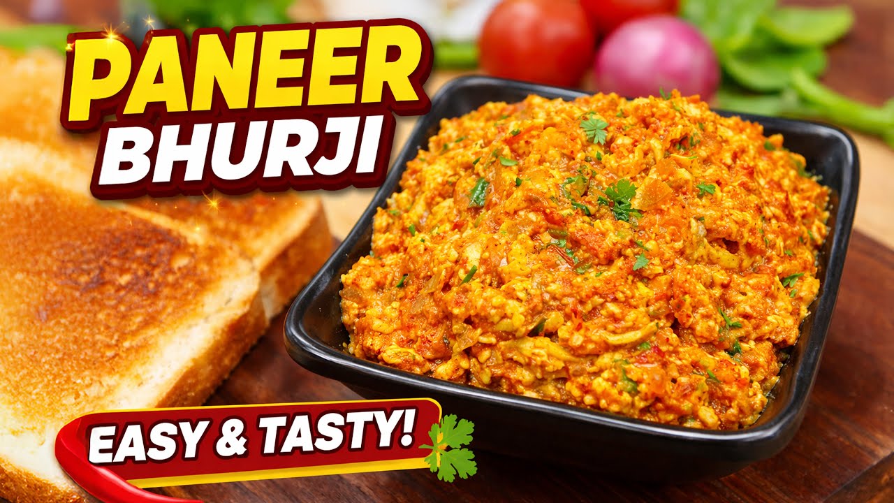 Paneer Bhurji Recipe | Street Style Paneer Bhurji | Easy & Tasty Paneer Recipe