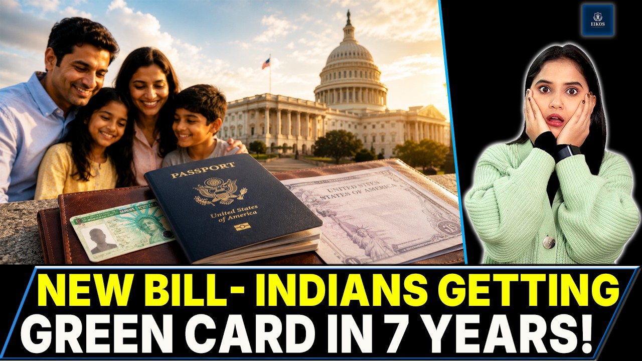 Indians 80% Of Green Card Backlog | New 7 Year Bill Could End Decades Of Waiting | 2026 Update