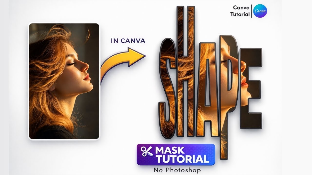Canva Clipping Mask Trick (Text Mask Effect &ndash; No Photoshop)