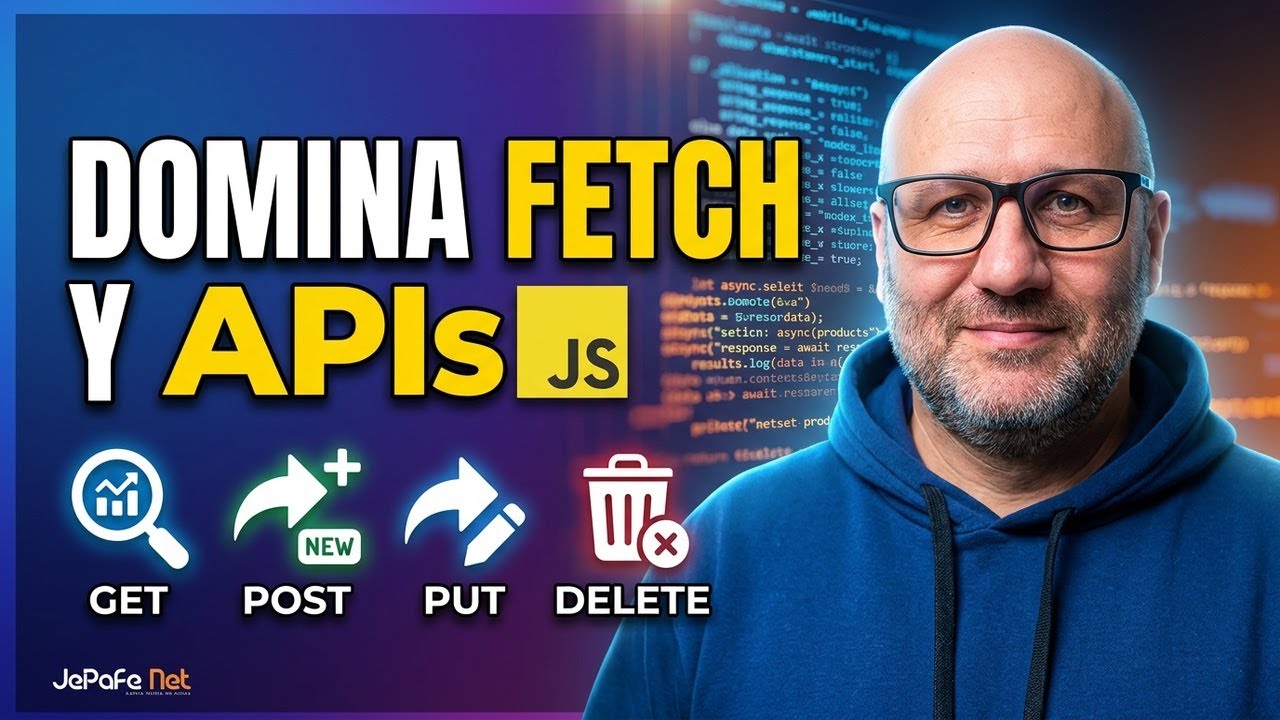 🌐 Cómo usar fetch en JavaScript – GET, POST, PUT, DELETE con Promesas y Async/Await
