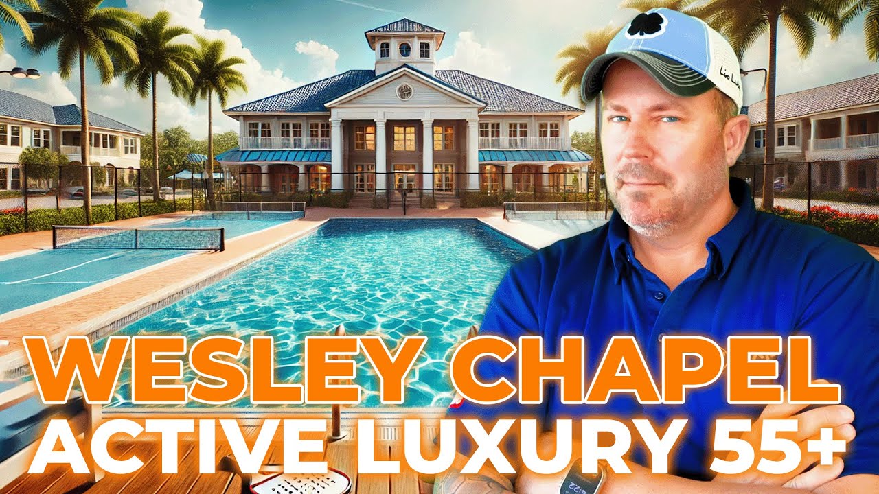 FULL TOUR Active Adult, 55+,  Luxury homes in Wesley Chapel Florida, One of Tampa's HOTTEST suburbs