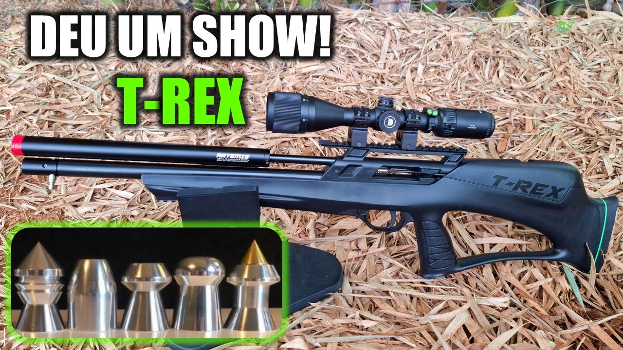 T REX BULLPUP 5.5 DEU UM SHOW NO AGRUPAMENTO A 30 METROS