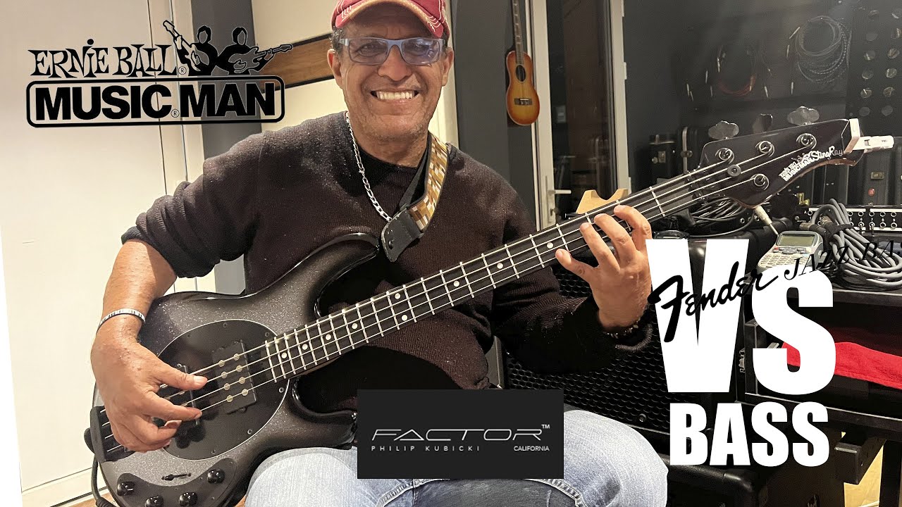 Philip Kubicki Factor Bass vs Fender Jazz Bass (Aguilar Pickups) vs  StingRay Special  MusicMan