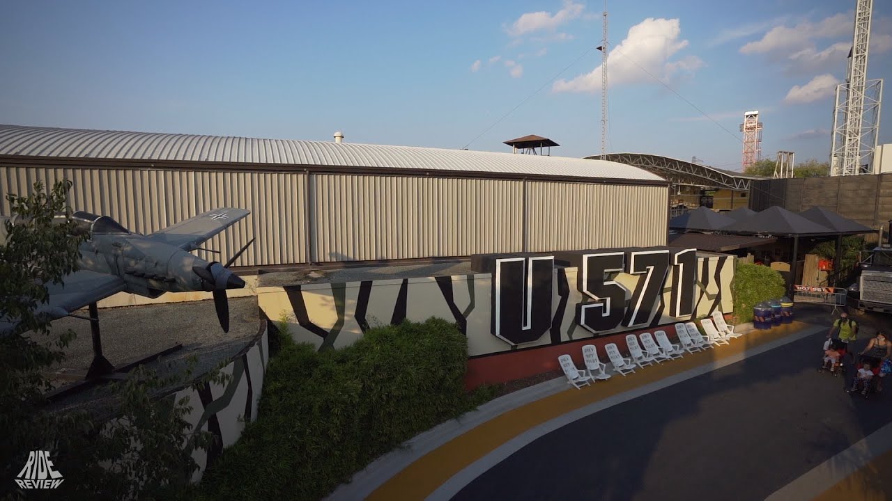 DEUTSCHES U-Boot im Freizeitpark - U571 - Bissel grenzwertiger Ride - POV - Movieland Park
