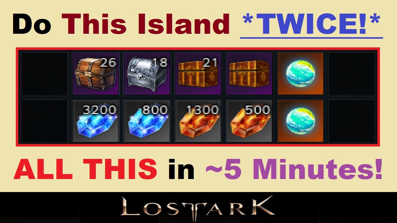 ~DO  THIS ISLAND *TWICE!!*~.. 4,000+ *FAST* T2 Guardian Stones & More  in Lost Ark! (Lost Ark Tips)