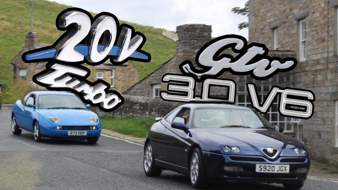 Fiat Coupe 20v Turbo Vs Alfa GTV 3.0 V6 Busso 🇮🇹 - Buttertubs Pass - POV