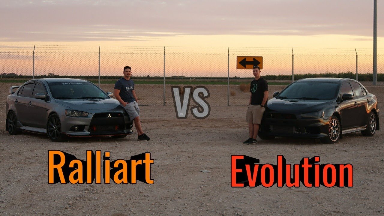 Mitsubishi Evolution против Ralliart